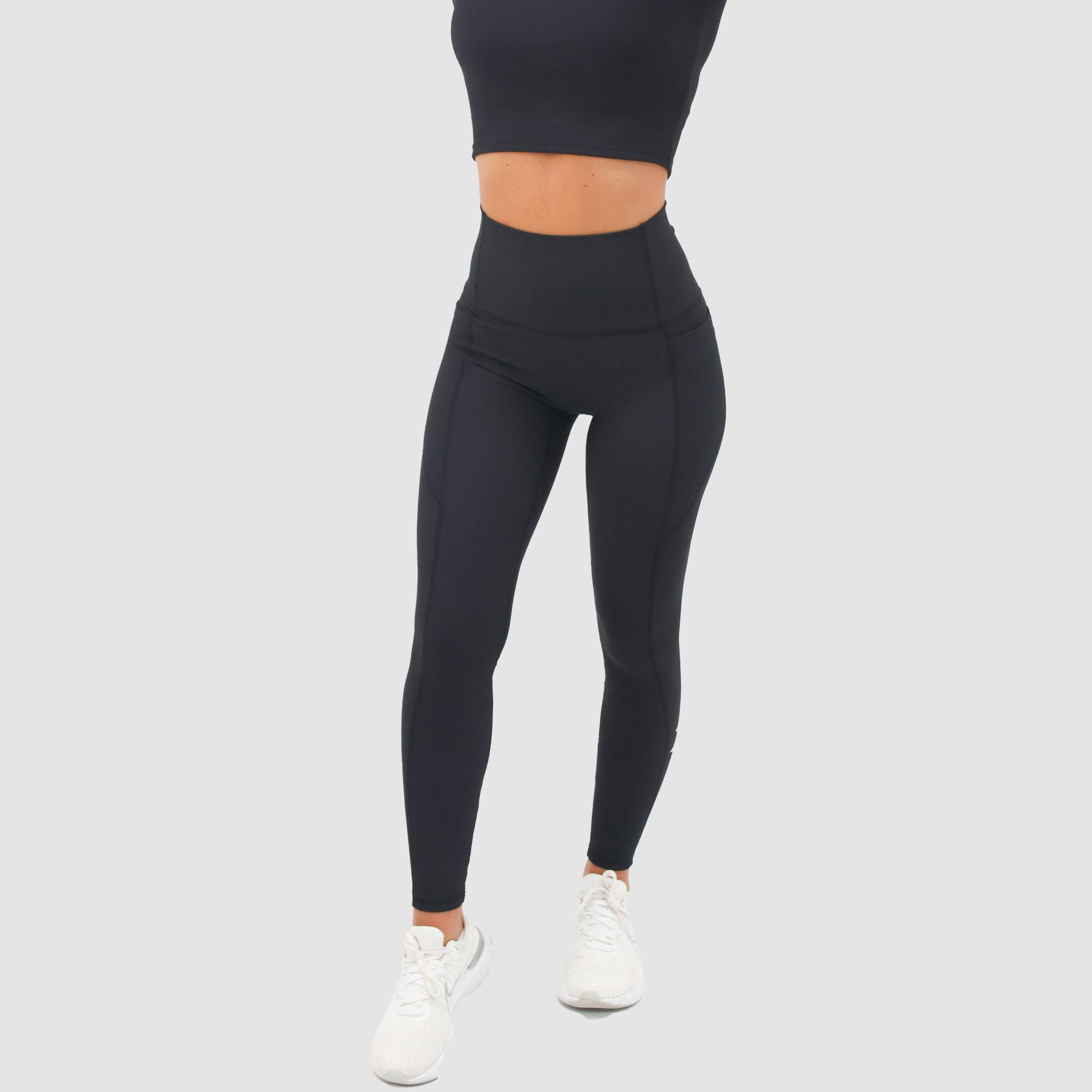 Ribbed Leggings Hermosa Signature Black