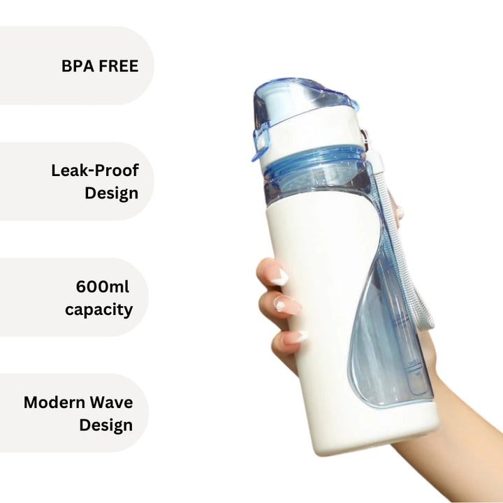 650ml Spout Drink Bottle - available in 3 colours