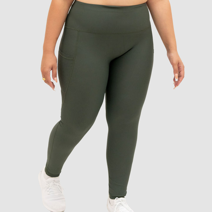 Skye Eco Khaki Gym Leggings