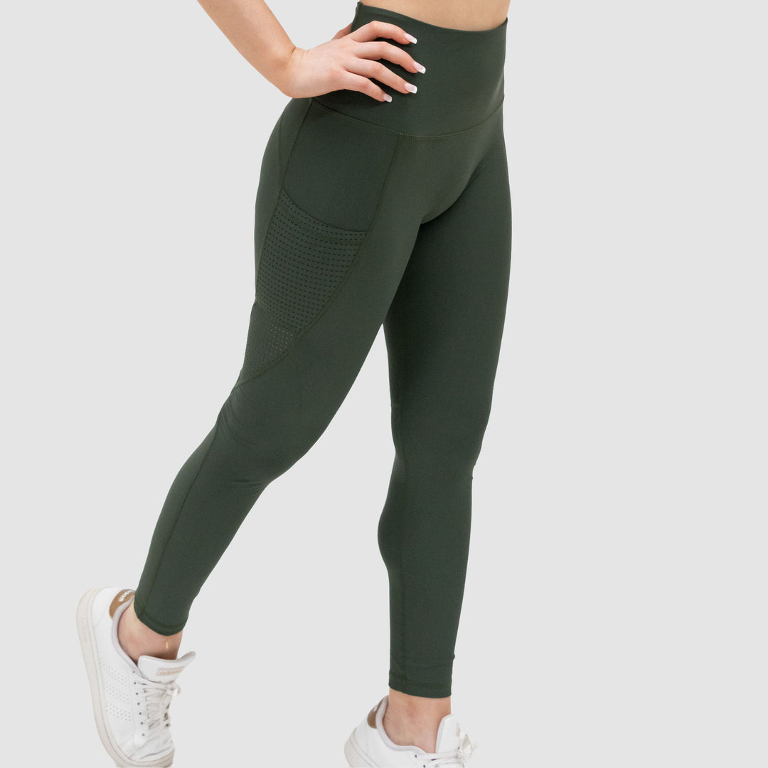 Skye Eco Khaki Gym Leggings