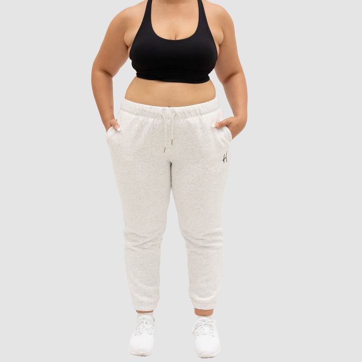 Luxury White Track Pants | Bella Lounge wear collection