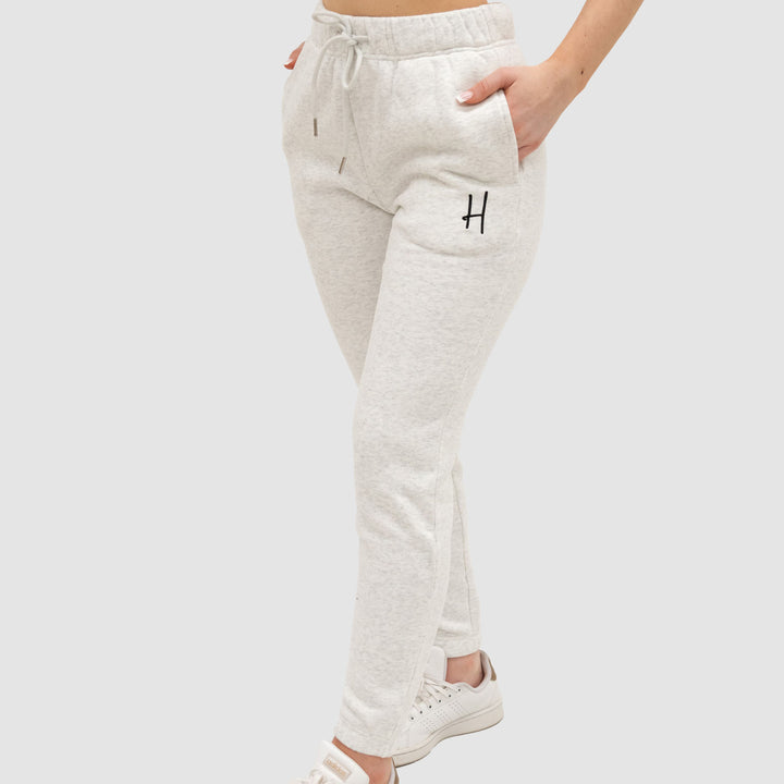 Luxury White Track Pants | Bella Lounge wear collection